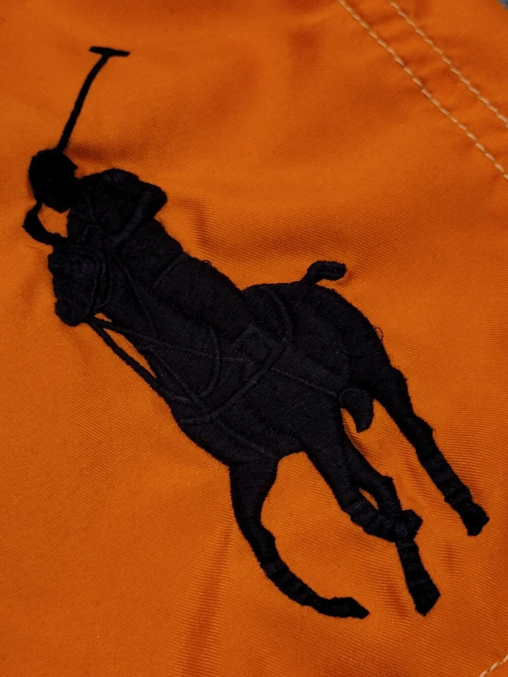 Boy's Vintage Polo Ralph Lauren Big Pony Board/Swim Shorts Sz Medium (10-12)